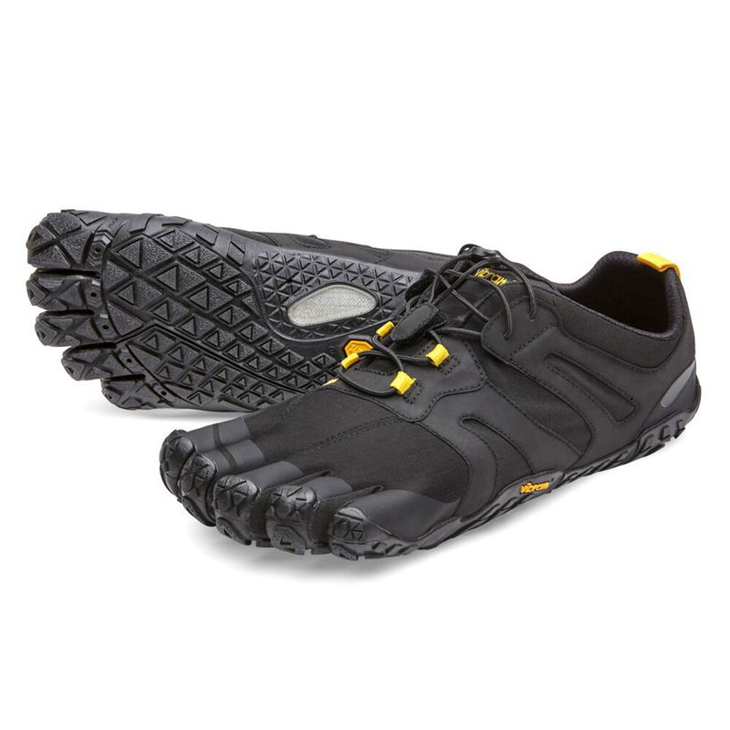 Vibram FiveFingers V-Trail 2.0 Férfi Edzőcipő - Fekete/Sárga FNHU458